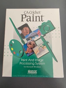 CA Cricket Paint 1.0 PC Windows DOS Paint And Image Processing System - Sealed - Picture 1 of 2