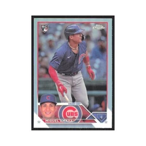2023 Topps Chrome Refractor Miguel Amaya RC Cubs #USC164 - Picture 1 of 3