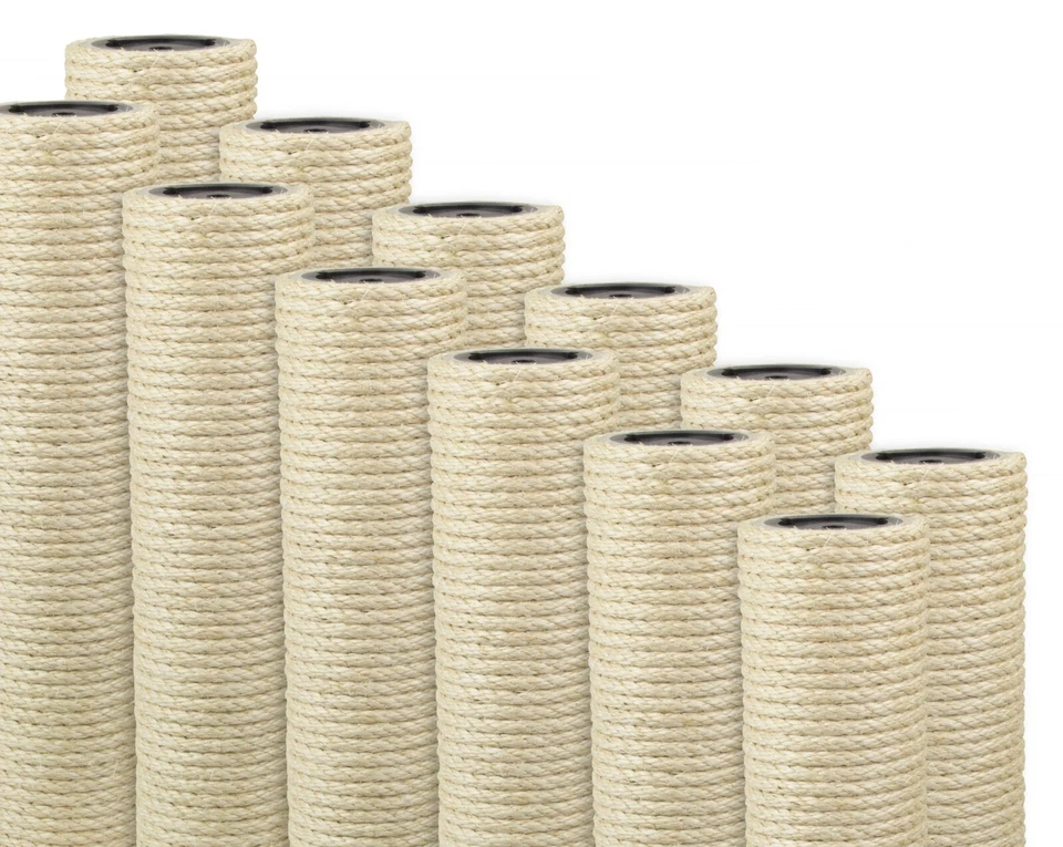 9 cm Deluxe-Sisalstamm mit 8 mm Sisalseil, 10-90 cm (M8/M10)(Natur) - Bild 1 von 1