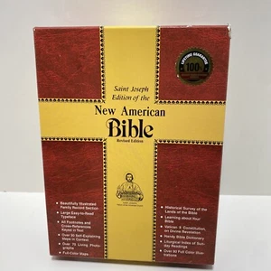 St Joseph Edition of the New American Bible Large Type Catholic Illustrated Tabs - Picture 1 of 8