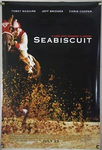 SEABISCUIT DS ROLLED ORIGINAL ONE SHEET MOVIE POSTER TOBEY MAGUIRE (2003) - Picture 1 of 1