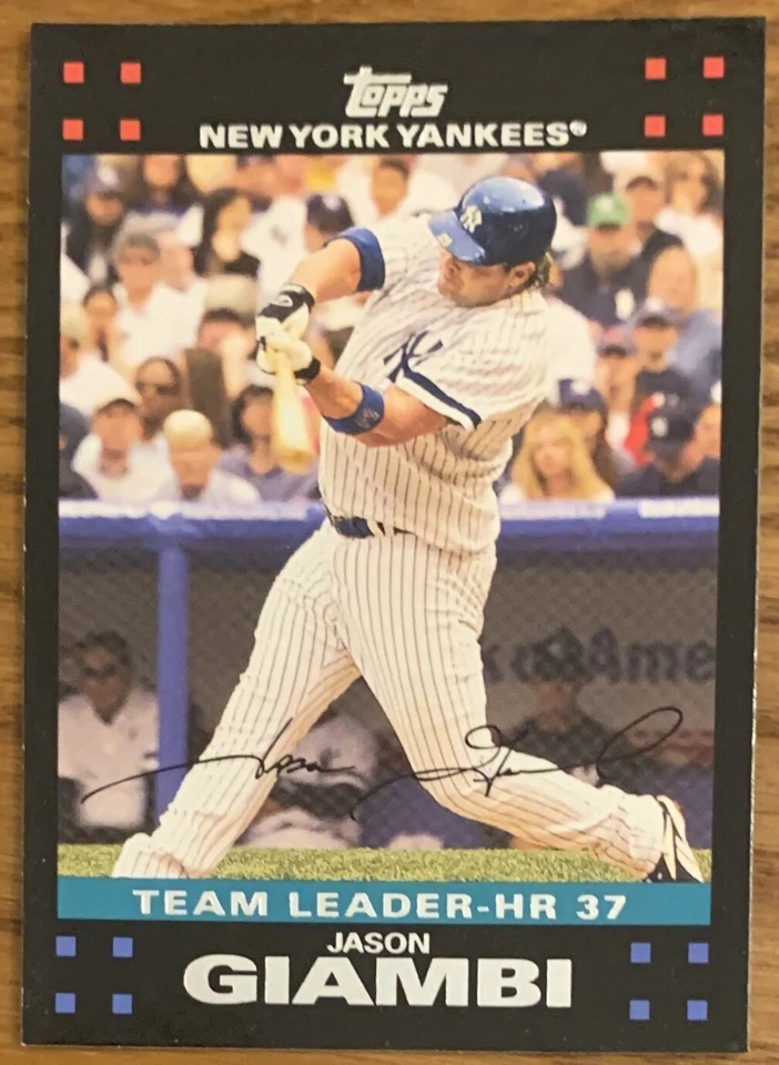 JASON GIAMBI, 2007 TOPPS IN EXCELLENT CONDITION ! YANKEES SET, "LEADER" - Image 1 of 1