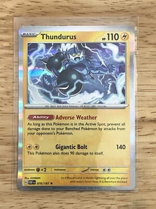 Pokemon TCG - Thundurus 070/197 Obsidian Flames Holo - Picture 1 of 2