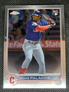 2022 Topps Chrome Update RICHIE PALACIOS RC #USC169 ROOKIE Cleveland Guardians  - Picture 1 of 2