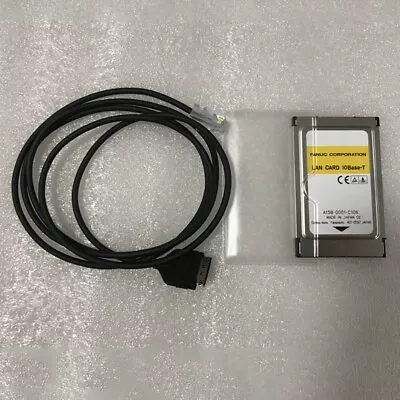 1x A02B-0281-K710 ＆ 1x A15B-0001-C106 Cord Fanuc Ethernet card New - Image 1 of 4