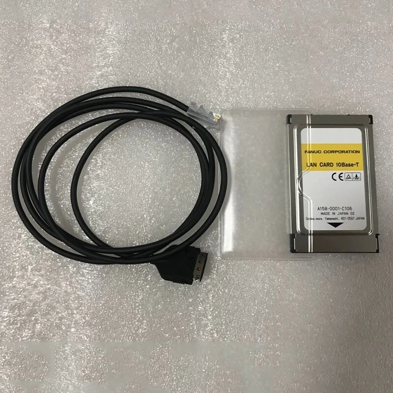 1x A02B-0281-K710 ＆ 1x A15B-0001-C106 Cord Fanuc Ethernet card New - Image 1 of 4