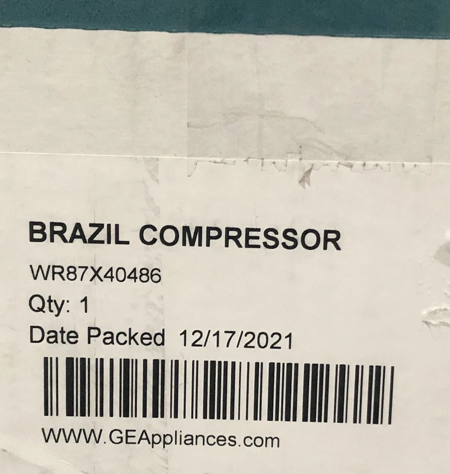 Genuine Brand New Compressor WR87X40486 - Image 1 of 1
