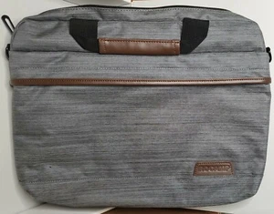 Briefcase Laptop Book Bag 13.3'' Grey /Black / Brown Versatile Design Rocomp - Picture 1 of 7