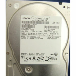 HCP725050GLA380 - Hitachi 500GB 7200 RPM SATA 3.5" HDD - Picture 1 of 1