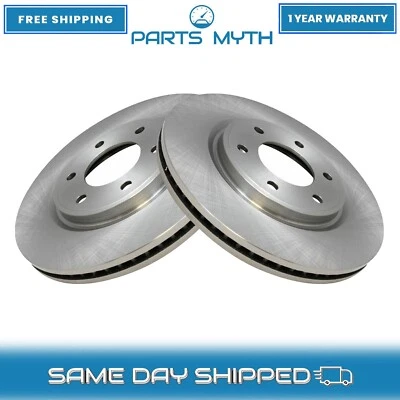 New Front Disc Brake Rotor Set For 2008-2022 Infiniti QX56 Nissan Armada - Image 1 of 4