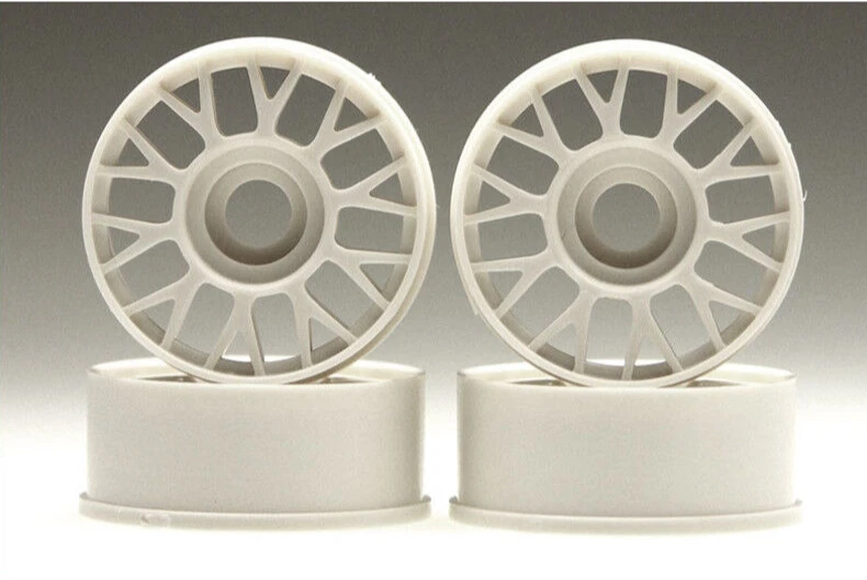 Felge 1:24 Mesh BBS weiss 8.5mm 4 Stk Ersatzteil Tuning Mini-Z Kyosho MZ-14 MZ14 - Bild 1 von 1