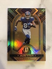 2023 Panini Gold Standard Jalin Hyatt Light Blue RC /75, Giants 🏈🏈