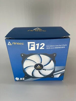Antec 120mm PC Case Fan 3-pin Connector PF12 Series 5pk desktop - Image 1 of 4