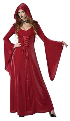 Crimson Robe Gothic Renaissance Adult Costume - Image 1 of 3