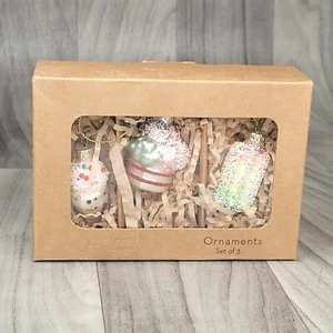LC Lauren Conrad Ornaments Set 3 ICE CREAM (approx. 2")- New - Picture 1 of 4