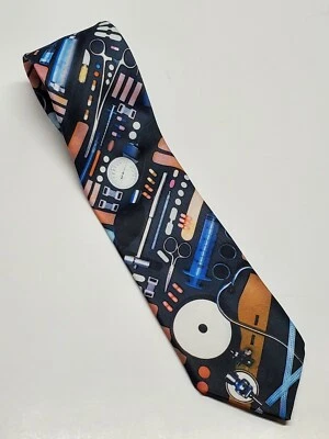 Corbata de cuello de poliéster para hombre Ralph Marlin original de colección médico farmacéutico medicina EE. UU.  Foto 1 de 4