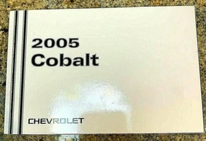 Original 2005 Chevrolet Cobalt Owner's Manual - Picture 1 of 2