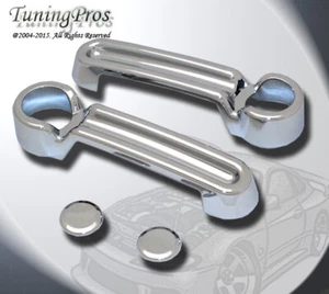 Chrome Door Handle Cover 2 Door with ABS Plastic For Jeep Wrangler 2007-2015 - Picture 1 of 1