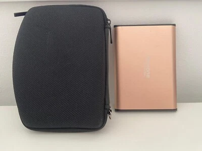 1TB External Portable Hard Drive USB 3.0 with Zippered Storage Case - Image 1 of 4
