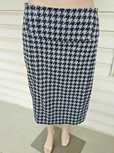 Gerader Damenrock Mandee schwarz und grau Größe 7 neu mit Etikett - Bild 1 von 10