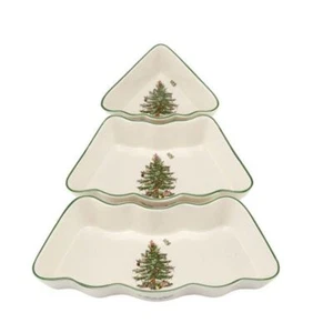 Spode Christmas Tree 3-teiliges Dipschalen-Set - Bild 1 von 1