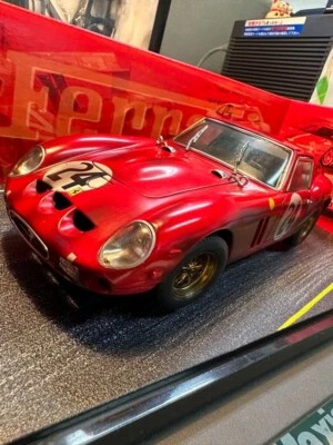 1/18 Hot Wheels Ferrari 250 GTO #24 Red w/ Box From Japan Model Car Minicar - Image 1 of 4