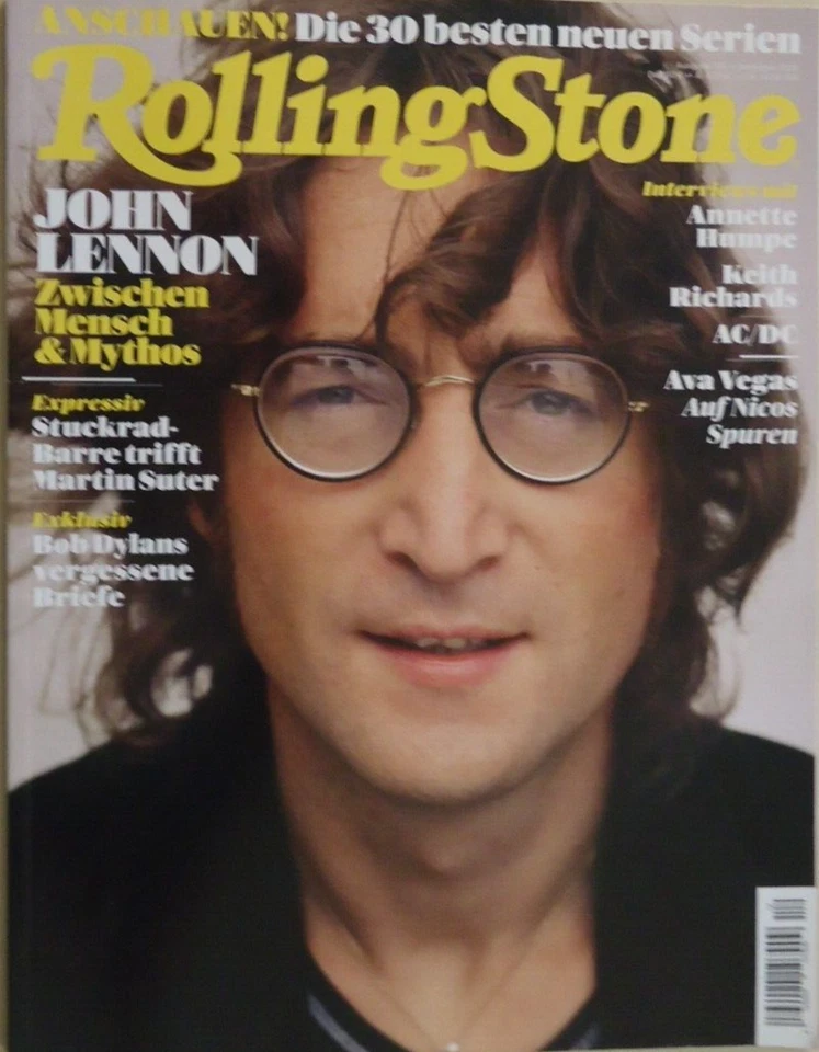 Rolling Stone No. 314 December 2020, JOHN LENNON. Bob Dylan, Keith Richards... - Image 1 of 1