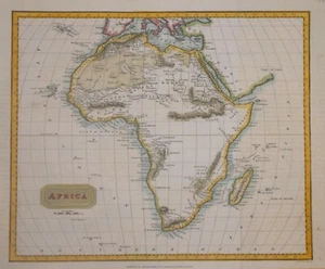 AFRICA PUBLISHED BY THOMAS KELLY C. 1840. - Picture 1 of 1