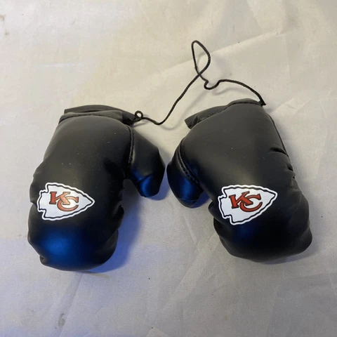 Kansas City Chiefs Car Mirror Hanging Boxing Gloves KC NFL Team Merchandise Cover