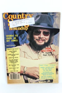 Country Song Roundup Magazin März 1985 Hank Williams Jr Cover Pinkard & Bowden - Bild 1 von 8