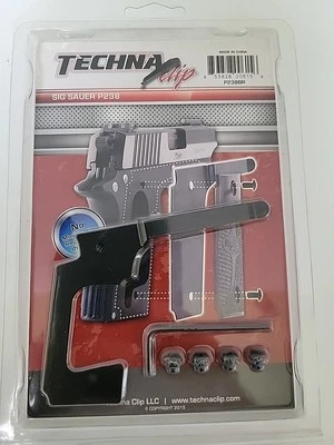Techna 夹 隐藏枪皮带枪套 SIG SAUER P238 手枪 全新 PKG — 第 1/2 张图片