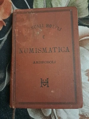 Manuale HOEPLI di Numismatica del 1891 Solone Ambrosoli  I Edizione quasi ottimo - Immagine 1 di 4