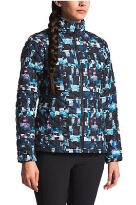 Женская куртка North Face Primaloft Thermoball Multi Glitch Print на молнии Размер XXL - Изображение 1 из 4