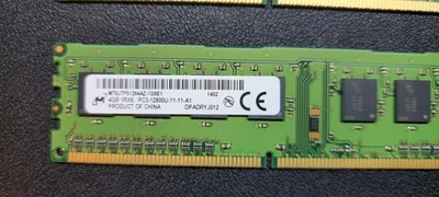 (2) Micron 4GB PC3-12800 (DDR3-1600) Memory - MT8JTF51264AZ-1G6E1 - Image 1 of 2