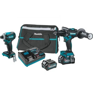Makita GT200D 40V max XGT BL Li-Ion 1/2" Cordless 2-Tool Combo Kit (2.5 Ah) New - Picture 1 of 20