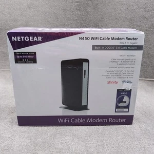 Netgear N450 Wi-Fi Modem NIB Docsis - Picture 1 of 7