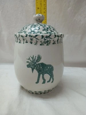 Moose Country canister jar by Tienshan - Image 1 of 4