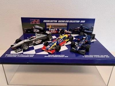 1:43 3 CAR SET MINICHAMPS BUTTON COLLECTION 1999 DALLARA McLAREN PROST TEST - Bild 1 von 4