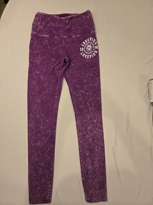 Victoria Secret Pink Girls Distressed Yoga Leggings - Image 1 of 4