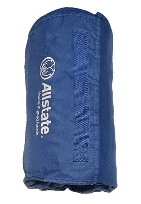Allstate Roll Up Fleece Travel Blanket, Picnic, Stadium, Camping, Blue 60”x60” - Image 1 of 4