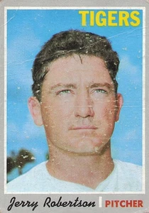 1970 Topps Jerry Robertson #661 bueno (arrugado) - Imagen 1 de 2