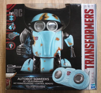 TRANSFORMERS AUTOBOT SQWEEKS TELECOMANDATO,HASBRO,NUOVO,DA COLLEZIONE,ROBOT - Immagine 1 di 4