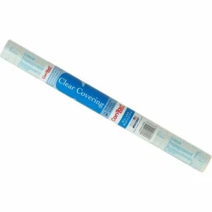 (1)-Con-Tact Clear Cover 18 In. x 9 Ft. Transparent Self-Adhesive Liner - Picture 1 of 1