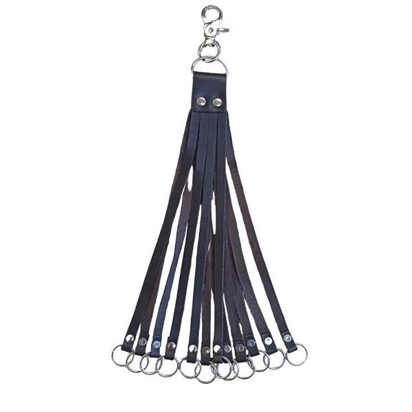 FRITZMANN Hühnergalgen aus Leder mit 12 Schlaufen