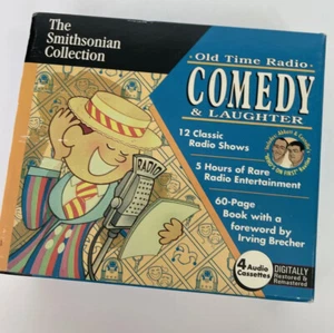 Smithsonian Collection Old Time Radio Comedy and Laughter 4 Cassette Box Set - Picture 1 of 5