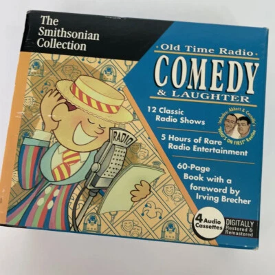 Smithsonian Collection Old Time Radio Comedy and Laughter 4 Cassette Box Set - Image 1 of 4