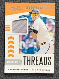 Mauricio Dubon RT-MD Francisco Thread Use Material Panini Baseball Card MLB 2020 - Picture 1 of 4