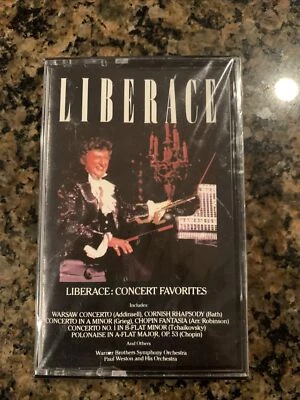 LIBERACE "Concert Favorites" Cassette CBS Records #FMT42244 Circa 1986 New - Image 1 of 4