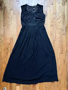 MIUSOL Women's Black Formal Floral Lace Evening Party Maxi Dress 2XL - NWT - Picture 1 of 19
