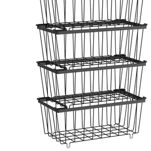 4 Pack Deep Freezer Bins - Space-Saving Organizers for Efficient Food Storage - Picture 1 of 11